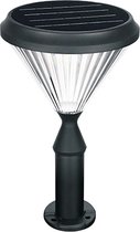 Iplux - Paris - Solar Tuinverlichting - Warm wit - Staande lamp 50cm