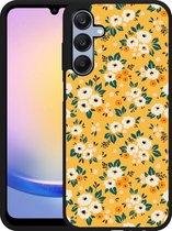 Cazy Hardcase Hoesje geschikt voor Samsung Galaxy A25 Vintage Bloemenprint