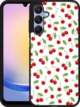 Cazy Hardcase Hoesje geschikt voor Samsung Galaxy A25 Kersen