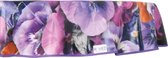 Nappe ronde Raved - Fleurs - Violettes 140 cm ø - PVC - Lavable