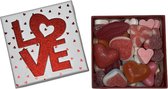Valentijn muziek doosje gevuld met Valentijns snoepmix - 170 gram snoep - Cadeautje voor hem / haar - Valentijnsdag - Versiering - Decoratie - Moederdag