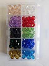 Set de Perles - Artisanat - Fabrication de Bijoux - Set de loisirs - 10 couleurs différentes - 150 pièces