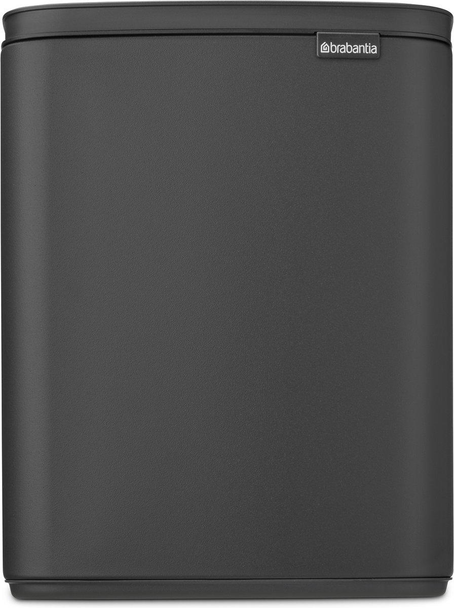 Goedkoopste Brabantia Bo Prullenbak - 12 liter - Mineral Infinite Grey