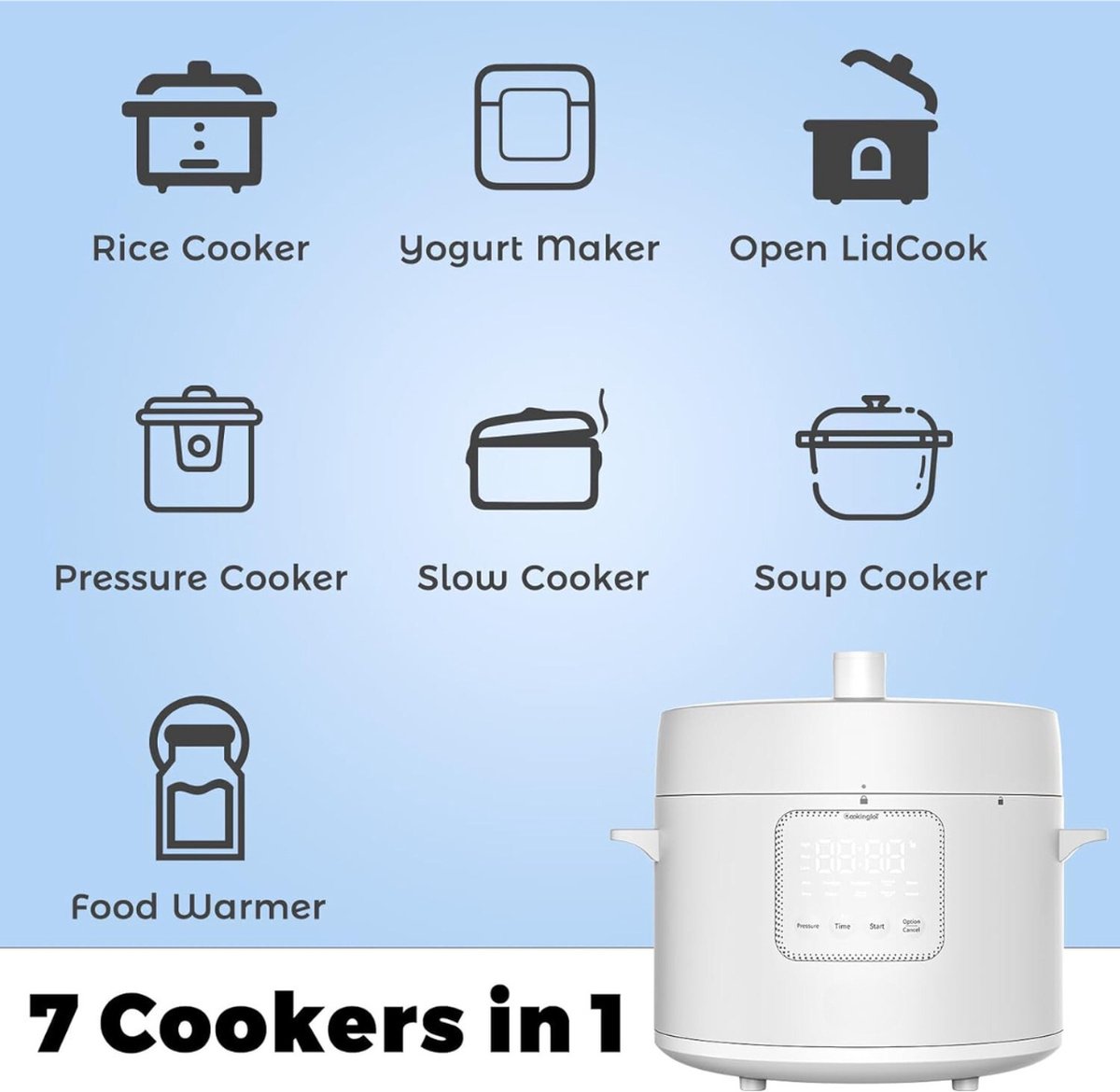 Afbeelding 2 van Multicooker - Multicookers - Multi Cooker - Multicoocker