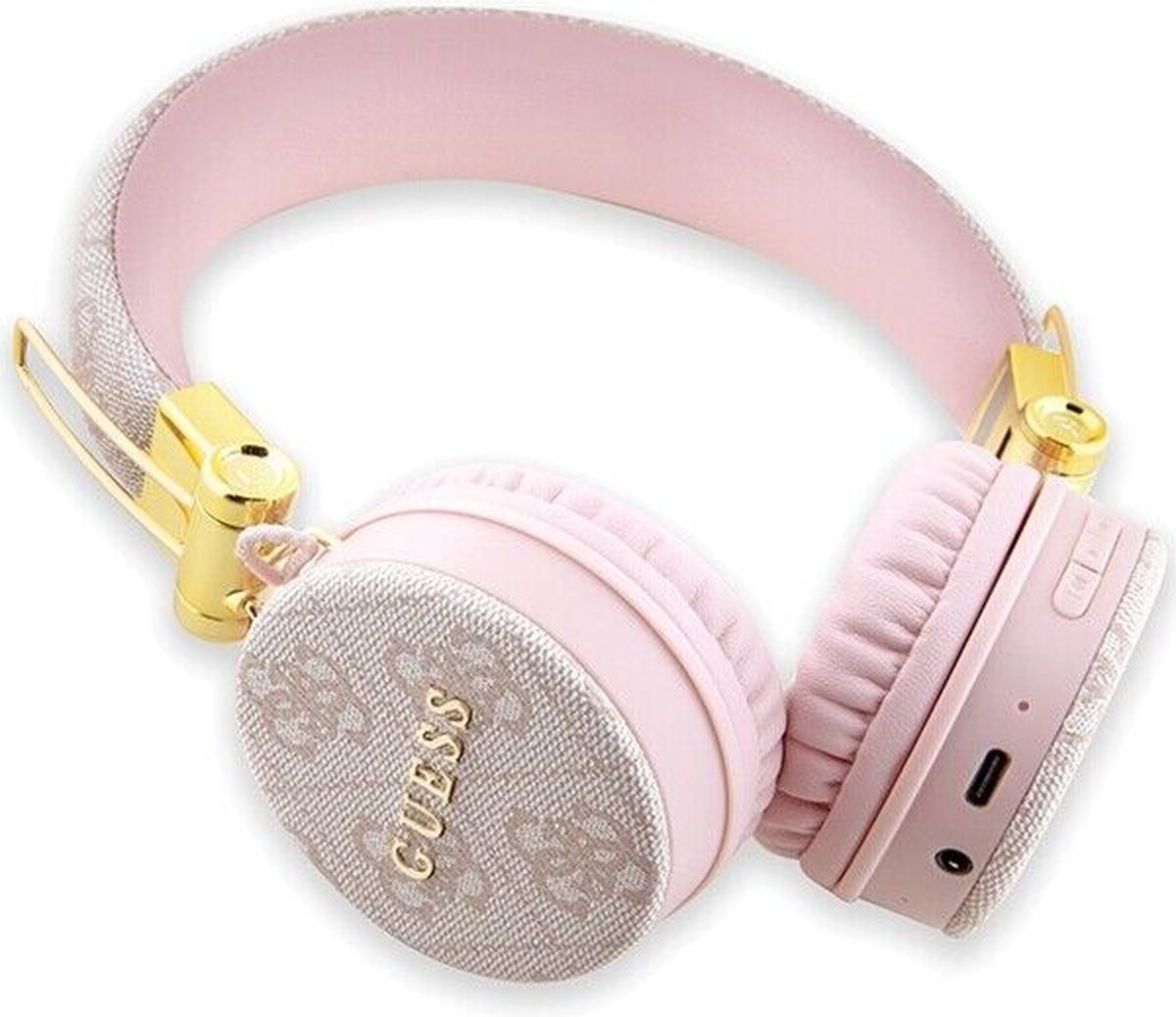 Guess Draadloze Bluetooth Koptelefoon Luxe Roze met - afbeelding 2