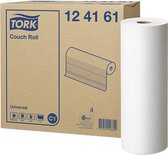 Voordeelverpakking 2 X Tork Onderzoekbankrol Universal, 1-laags, wit C1, 185mtr/39cm, 2 rol (124161)