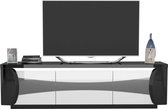 SCIAE- TV Meubel Tv-meubel Teo 3 deuren - 180cm - Zwart