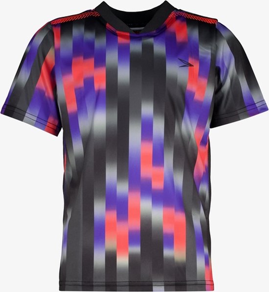 Dutchy Dry kinder voetbal T-shirt met print - Zwart