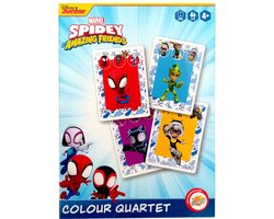 foto van Marvel - Spidey - kleuren kwartet - Spidey and his Amazing Friends - ghost sider - black panther - mis marvel - de spin - ironman - multicolor