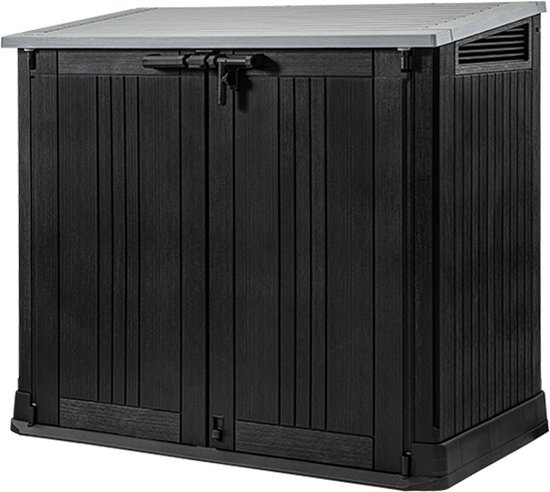 Keter Store It Out Nova Opbergbox - 880L - 132x71,5x113,5cm - Zwart