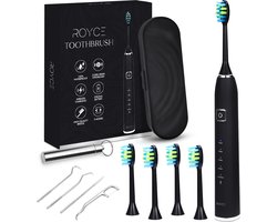 Royce Elektrische Tandenborstel - Nieuwste Technologie - Inclusief Reisetui - Professionele Elektrische Tandenborstel - Premium Tandenstokerset - 100% Waterdicht