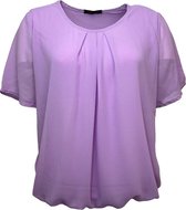 Pink Lady dames blouse - blouse KM - lila uni - BG101 - maat S