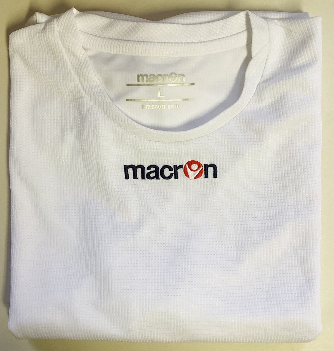 Macron Rigel Hero Voetbalshirt Lange Mouw Heren - Wit | Maat: L
