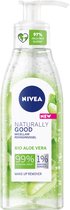 NIVEA Naturally Good Mizellen gel nettoyant visage 140 ml Unisexe