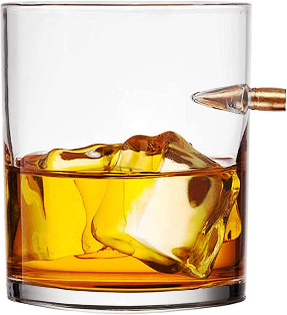 Student Company Whisky Glas - Gift Set - Kogel - 2 Glazen - Whiksey Glass - Glazen - Bullet glasses - Peakyblinders