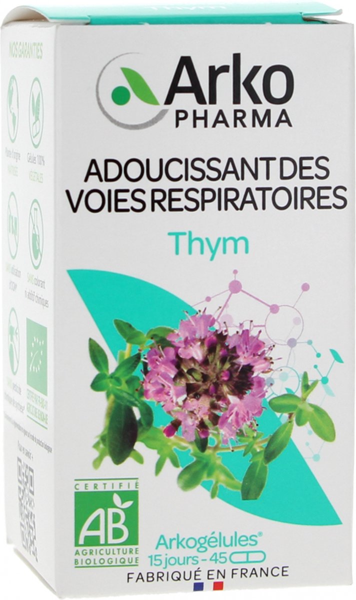Goedkoopste Arkopharma Arkogélules Thym Bio 45 Gélules