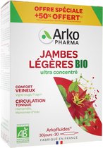 Arkopharma Arkofluides Organische Lichte Benen 20 Ampullen + 10 Ampullen Gratis