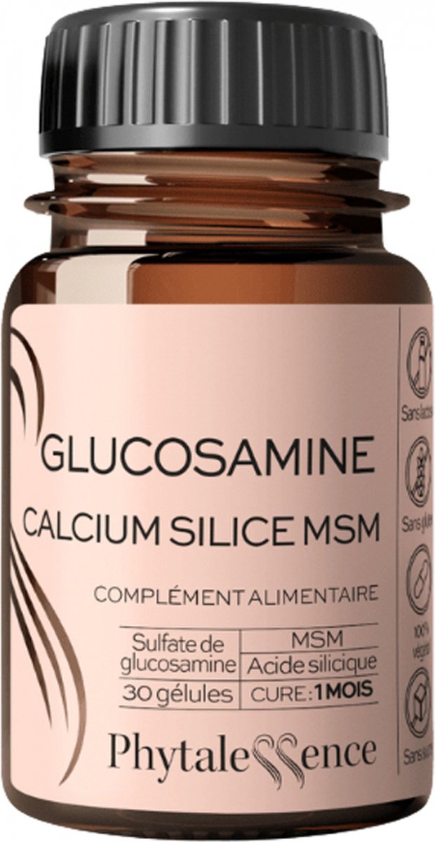 Goedkoopste Phytalessence Glucosamine Calcium Silica MSM 30 Capsules