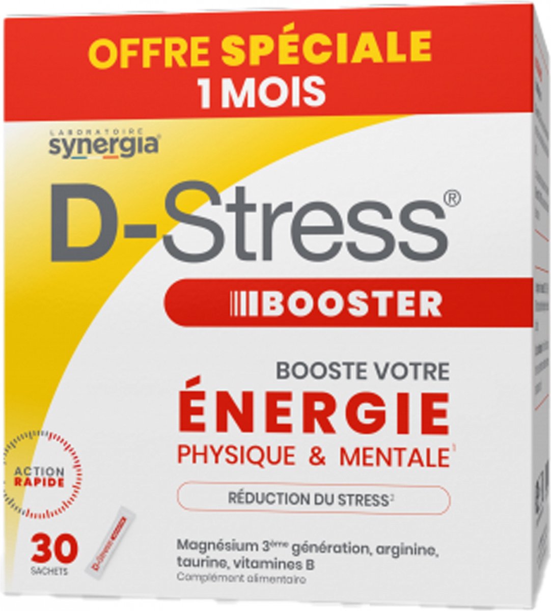 Goedkoopste Synergia D-Stress Booster 30 Zakjes