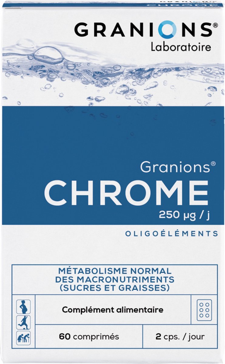 Goedkoopste Granions Chroom 250 µg 60 Tabletten