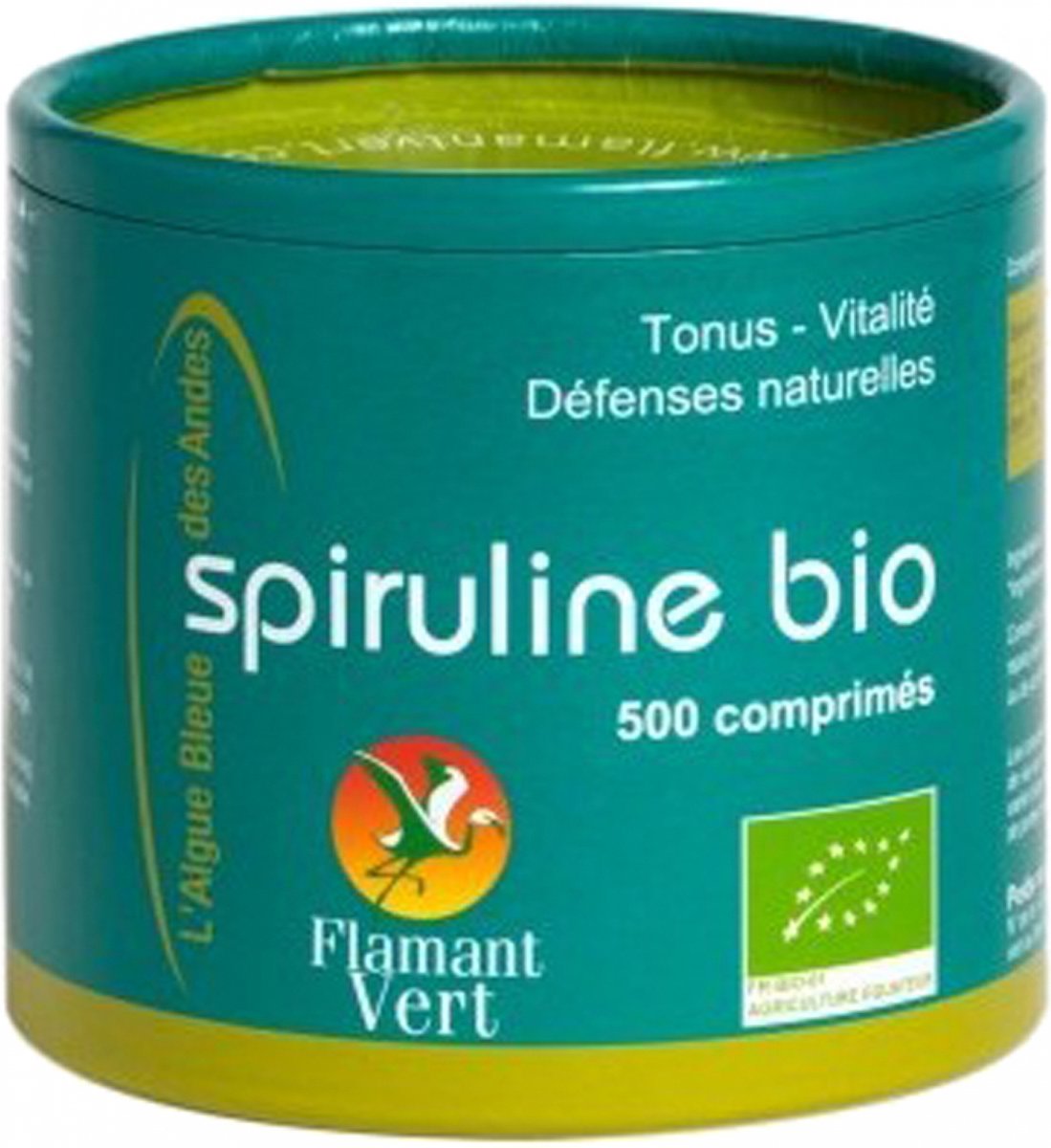 Goedkoopste Flamant Vert Spirulina 500 Biologische Tabletten van 500 mg