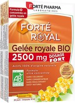 Forté Pharma Forté Royal Royal Jelly 2500 mg Organic 20 Ampullen van 10 ml