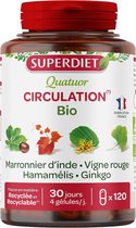 Superdiet Quatuor Circulation Organic 120 Capsules