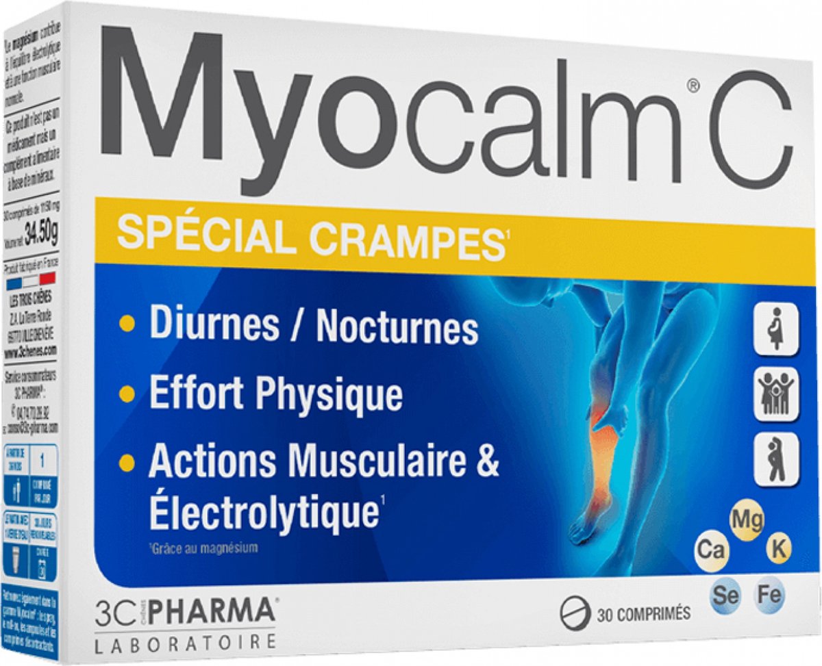 Goedkoopste 3C Pharma Myocalm C Speciale Krampen 30 Tabletten