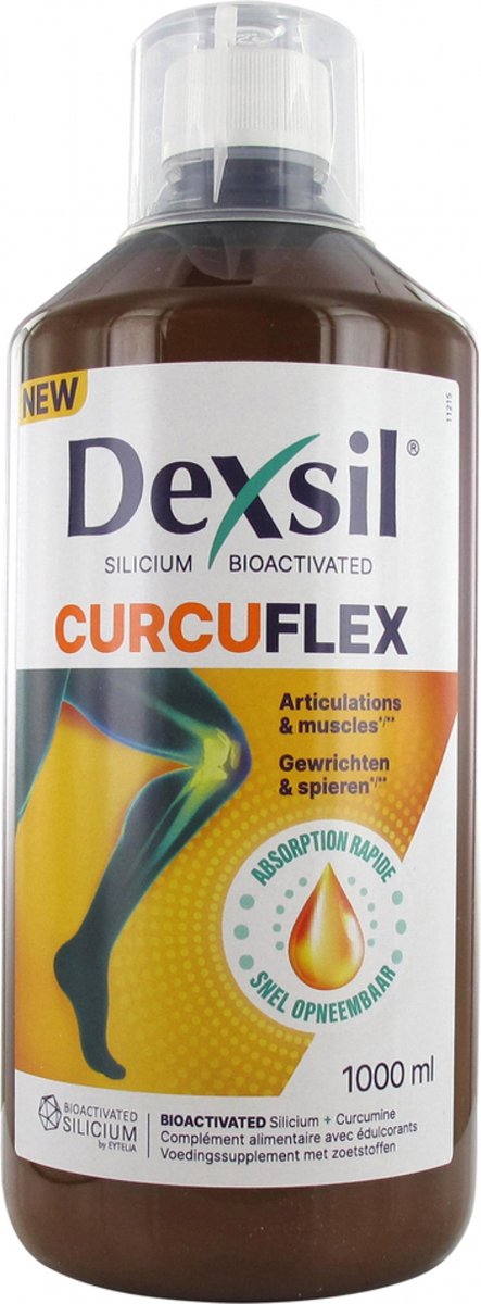 Goedkoopste Dexsil® Curcuflex 1 L - Gewrichten, Spieren - Kurkuma, Silicium, Koper