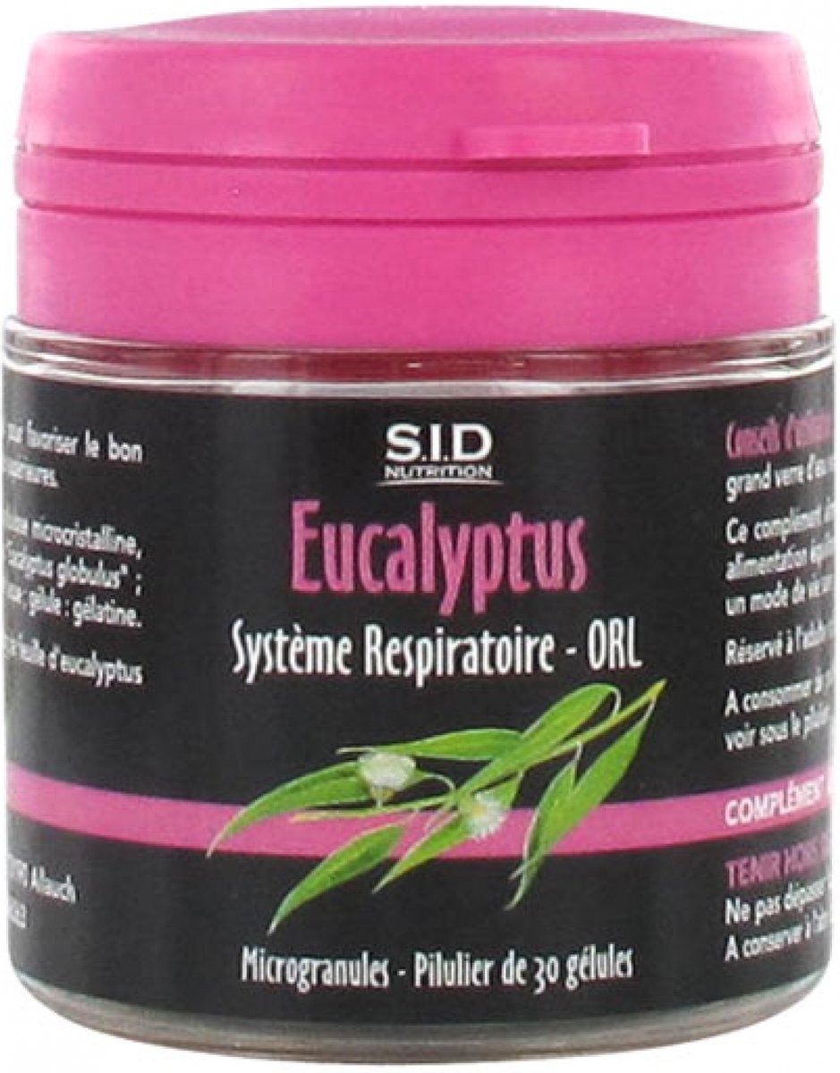 S.I.D Nutrition Ademhalingssysteem - ENT Eucalyptus 30 Capsules