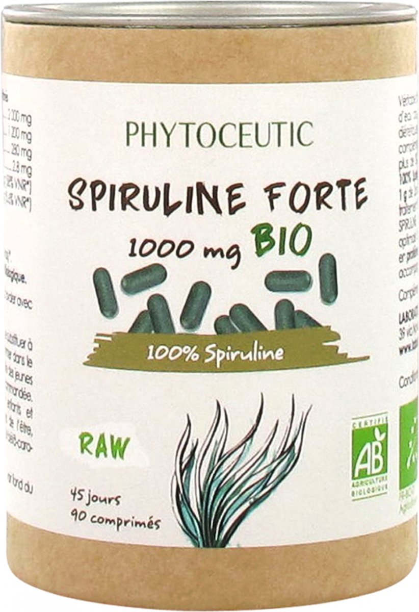 Goedkoopste Phytoceutic Spirulina Forte 1000 mg Organic 90 Tabletten