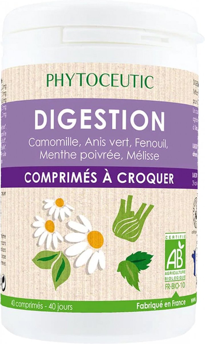 Goedkoopste Phytoceutic Digestion Organic 40 Tabletten