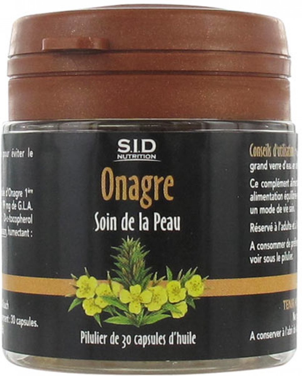 Goedkoopste S.I.D Nutrition Teunisbloem Huidverzorging 30 Capsules