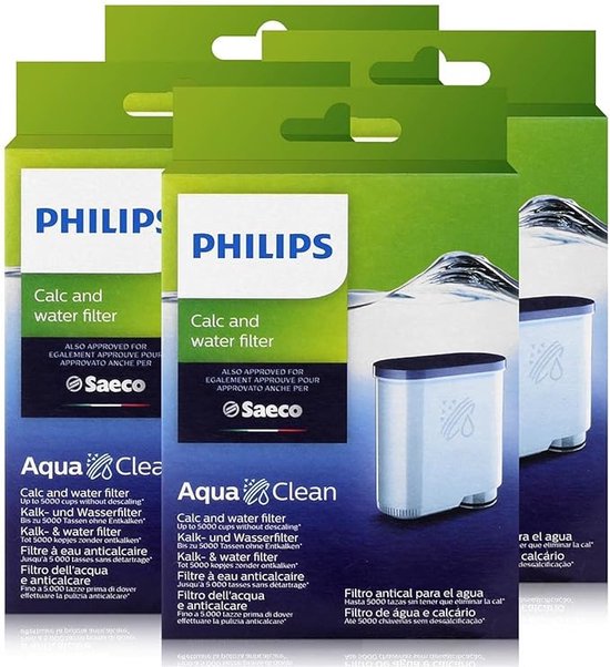 3 Db - Philips Saeco AquaClean CA6903/10 V&iacute;zszűrő - Zegk&aacute;v&eacute; - K&aacute;v&eacute;g&eacute;p
