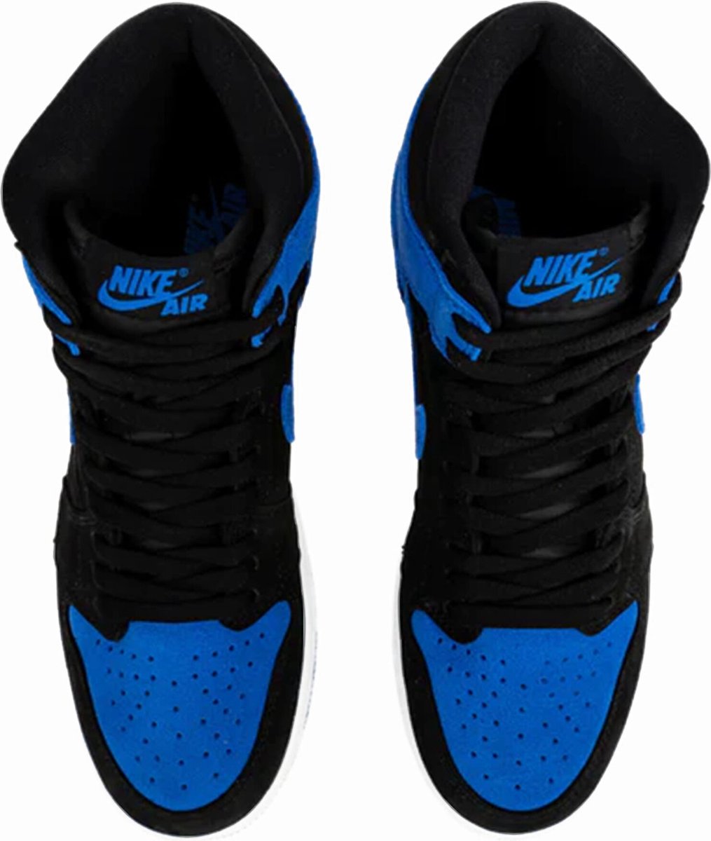 Air Jordan 1 High Royal Suede Schoenmaat Zwart