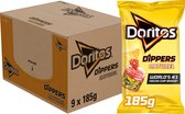 Bol.com Doritos Dippers Naturel chips - 9 x 185 gram aanbieding