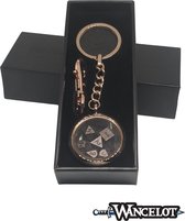 Mini Dice Keychain Brons - Metal Dice - DnD dice - Polydice - Dungeons & Dragons - Dice set