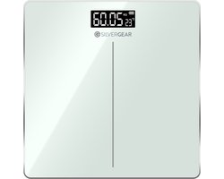 Precisie Weegschaal tot 0,01 KG - Weegschaal Personenweegschaal Digitaal - Weegschalen - Beste Koop - Wit - Silvergear
