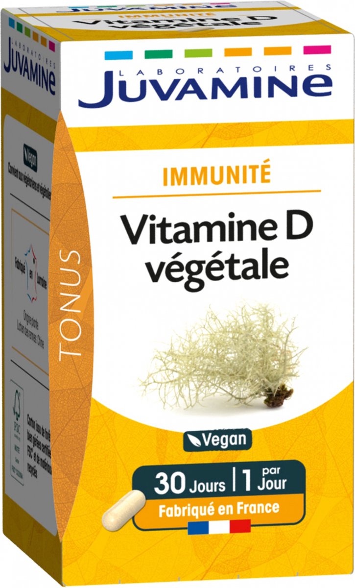 Juvamine Immuniteit Vitamine D Plant 30 Capsules