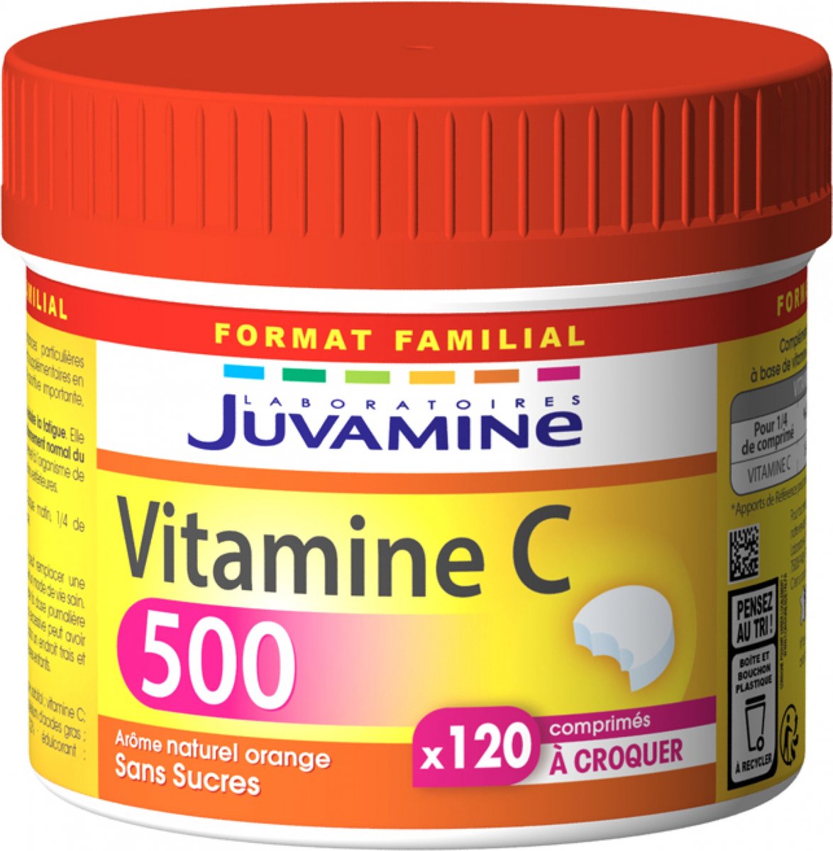 Juvamine Vitamine C 500 120 Kauwtabletten