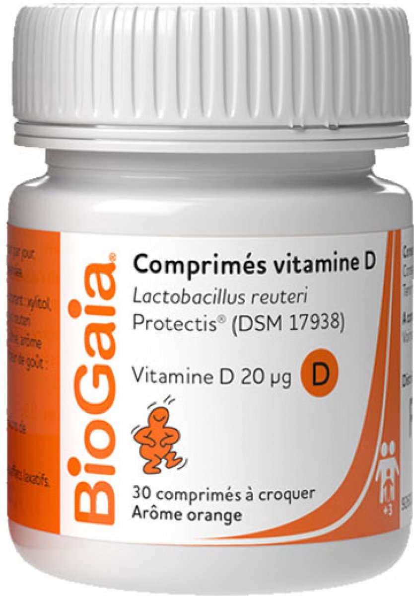 Goedkoopste BioGaia Vitamine D 30 Kauwtabletten