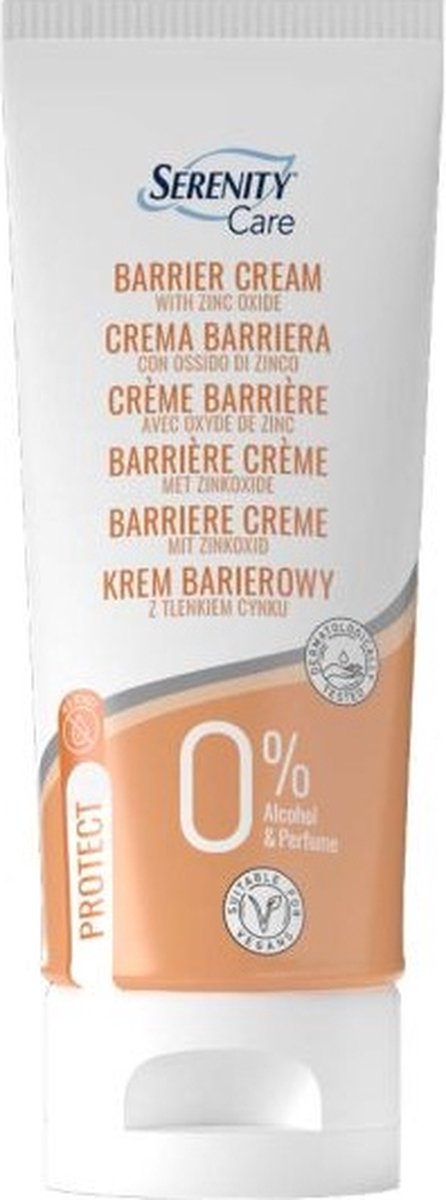 Goedkoopste Serenity Care - Barrier Cream (Zinc Oxide Ointment) - 100ml - Case - 0 Alcohol and Perfume