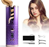 R. Duarte Verkoop Automatische Draadloze Krultang Purple - Paars - Oplaadbare Krultang - 150 tot 200°C - Geschikt voor ieder Haartype