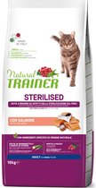 Natural Trainer Sterilised Zalm 10 kg - Kattenvoer voor gecastreerde/gesteriliseerde katten