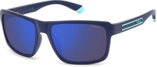 Polaroid Pld 2158/ S Lunettes de soleil polarisantes rectangulaires en plastique pour hommes