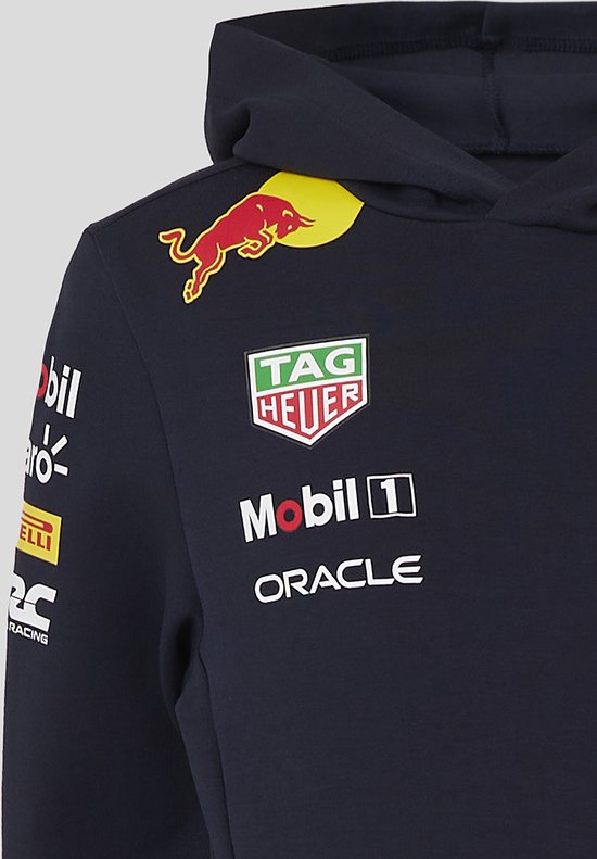 Oracle Red Bull Racing Teamline Kids Hoody 2024 JM (140-146) - Max Verstappen - Sergio Perez - Castore