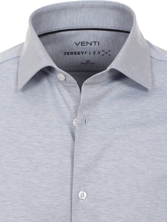 Venti Jerseyflex Overhemd Blauw Body Fit 123955800-100 - M