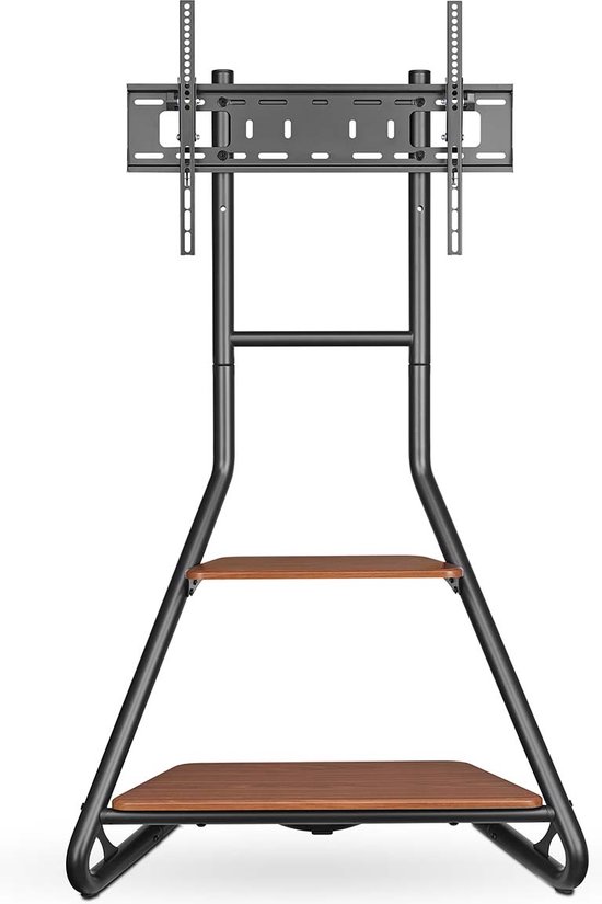 Vaste TV-Muurbeugel - 43-100 - Maximaal schermgewicht: 75 kg - Minimale muurafstand: 9.50 mm - Staal - Zwart