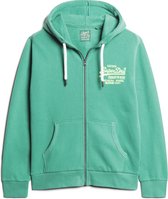 Superdry NEON VL ZIPHOOD Heren Vest - Groen - Maat L