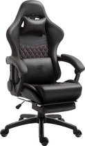HICON Game chair Vittoria - Ergonomique - Chaise de Gaming - Chaise de bureau - Réglable - Sièges de jeu - Racing - Chaise de Gaming - Zwart
